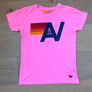 Aviator Nation Kids Pink T-shirt Size 10 AV Nation 🩷